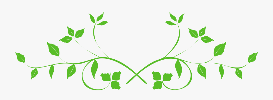 Leaf Swirl Clip Art - Black Design Transparent Background, Transparent Clipart