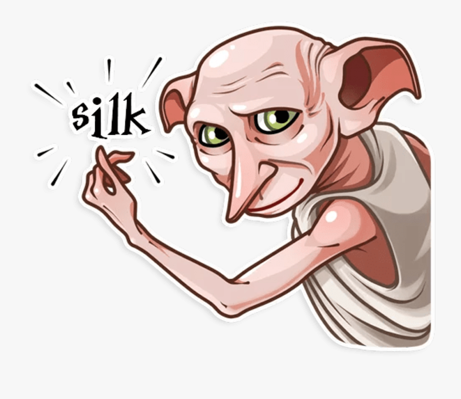 Dobby Is A Free Elf - Harry Potter Dobby Sticker, Transparent Clipart