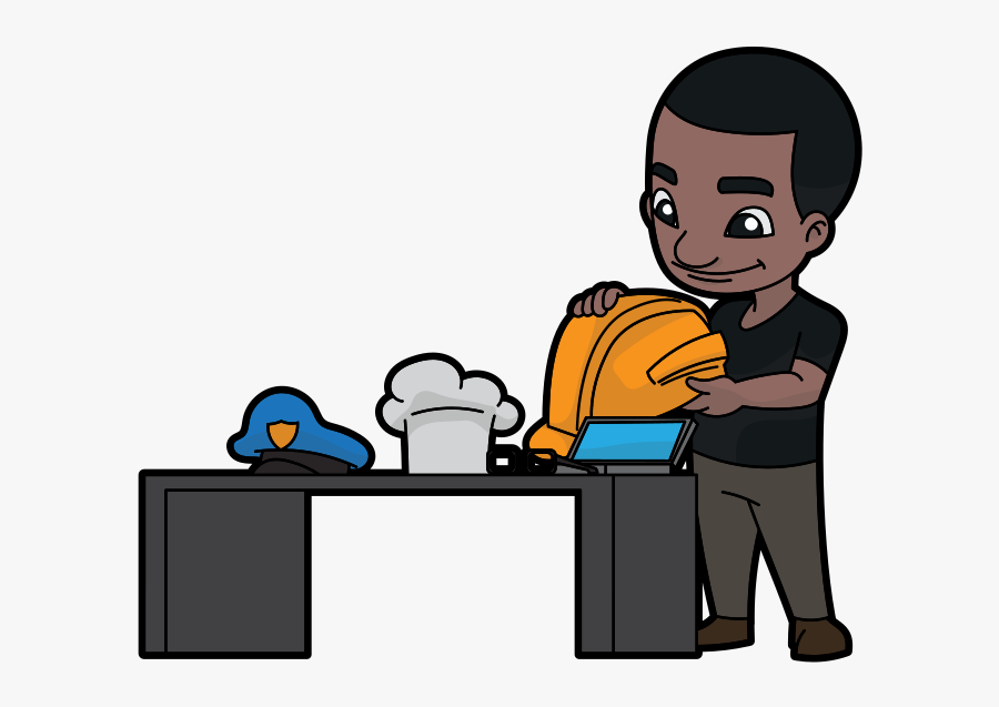 Clipart Hat Occupation - Cartoon, Transparent Clipart
