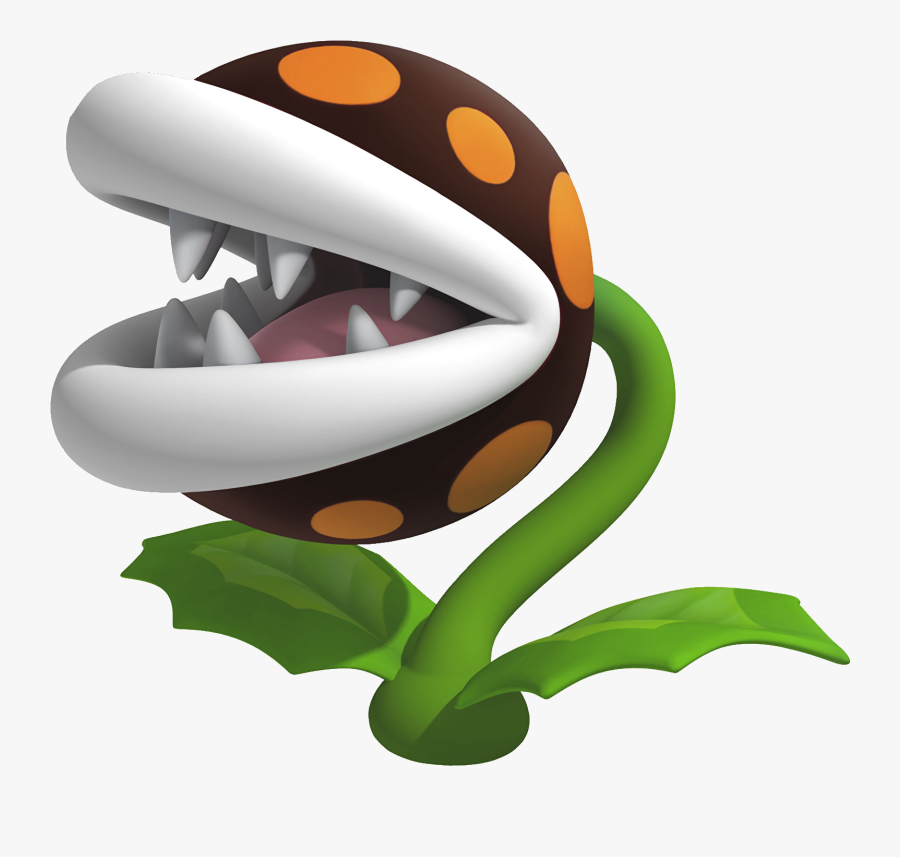 Venus Fire Trap 3d Land - Mario Fire Piranha Plant, Transparent Clipart