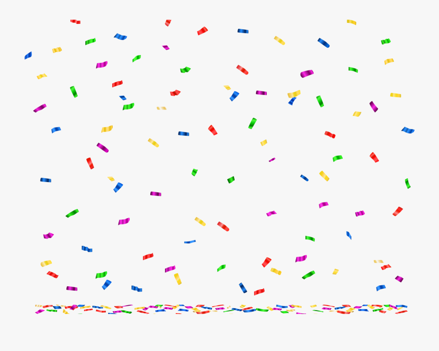 Transparent Confetti Png Transparent - Transparent Background Confetti Png, Transparent Clipart