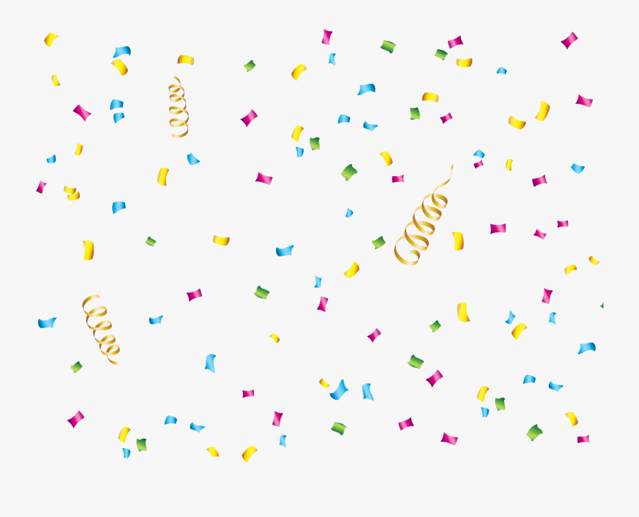 Transparent Blue Confetti Png - Confetti Transparent, Transparent Clipart