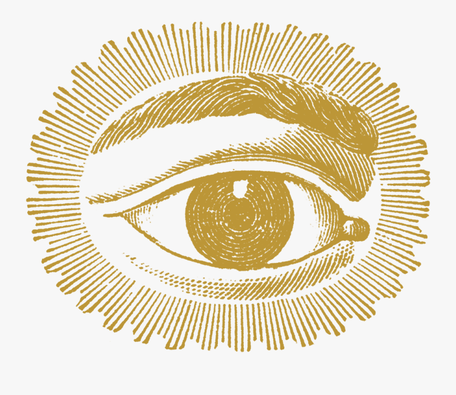 Vintage All Seeing Eye, Transparent Clipart