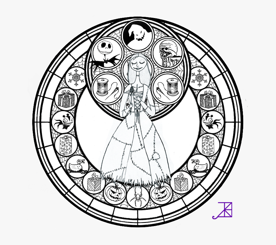Nightmare Before Christmas Sally Coloring Pages, Transparent Clipart