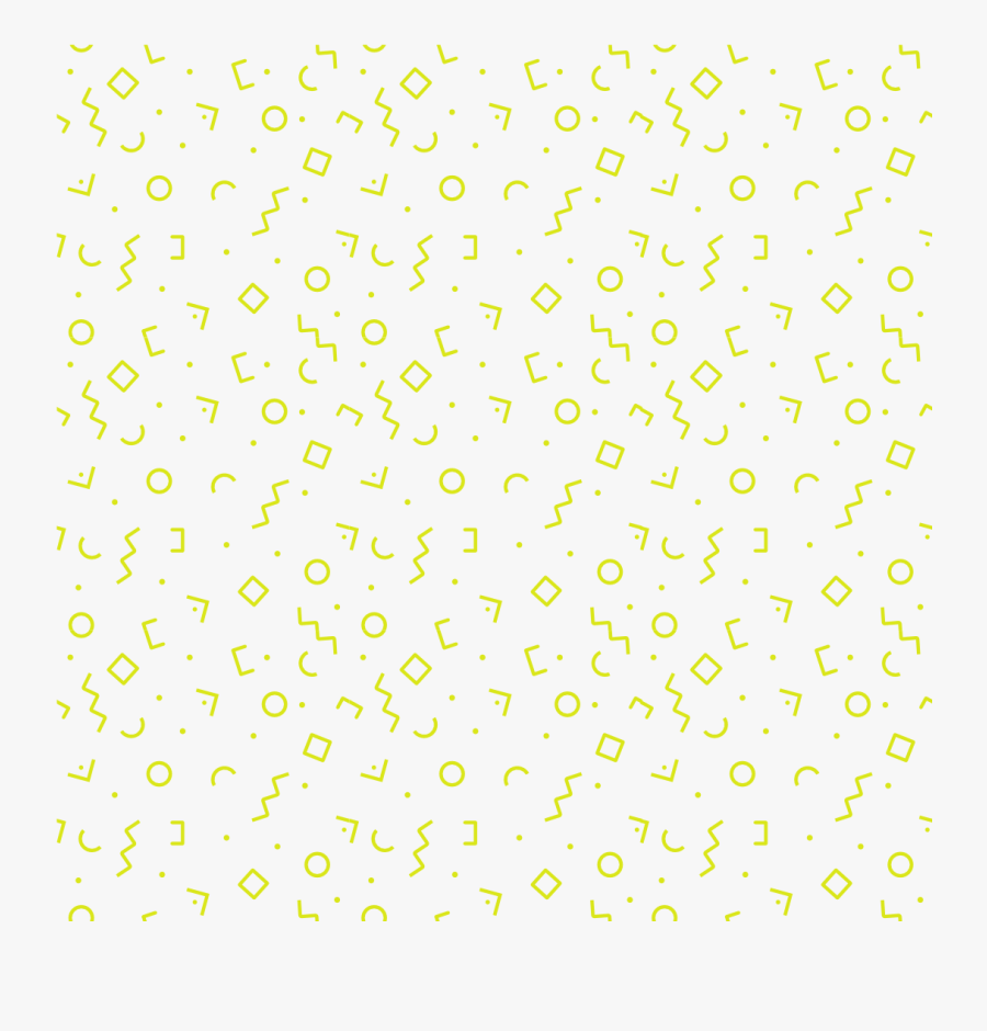 Bloom Confetti Pattern Lemon - Wrapping Paper, Transparent Clipart