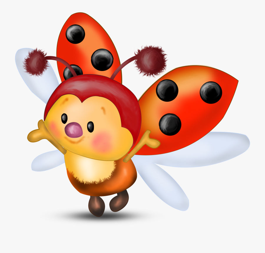 Ladybugs Gifok Net Pinterest - Cute Ladybug On Flower Clip Art, Transparent Clipart