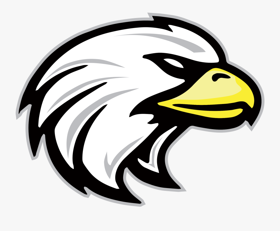 Allen Village School - Cartoon Eagle Head, Transparent Clipart