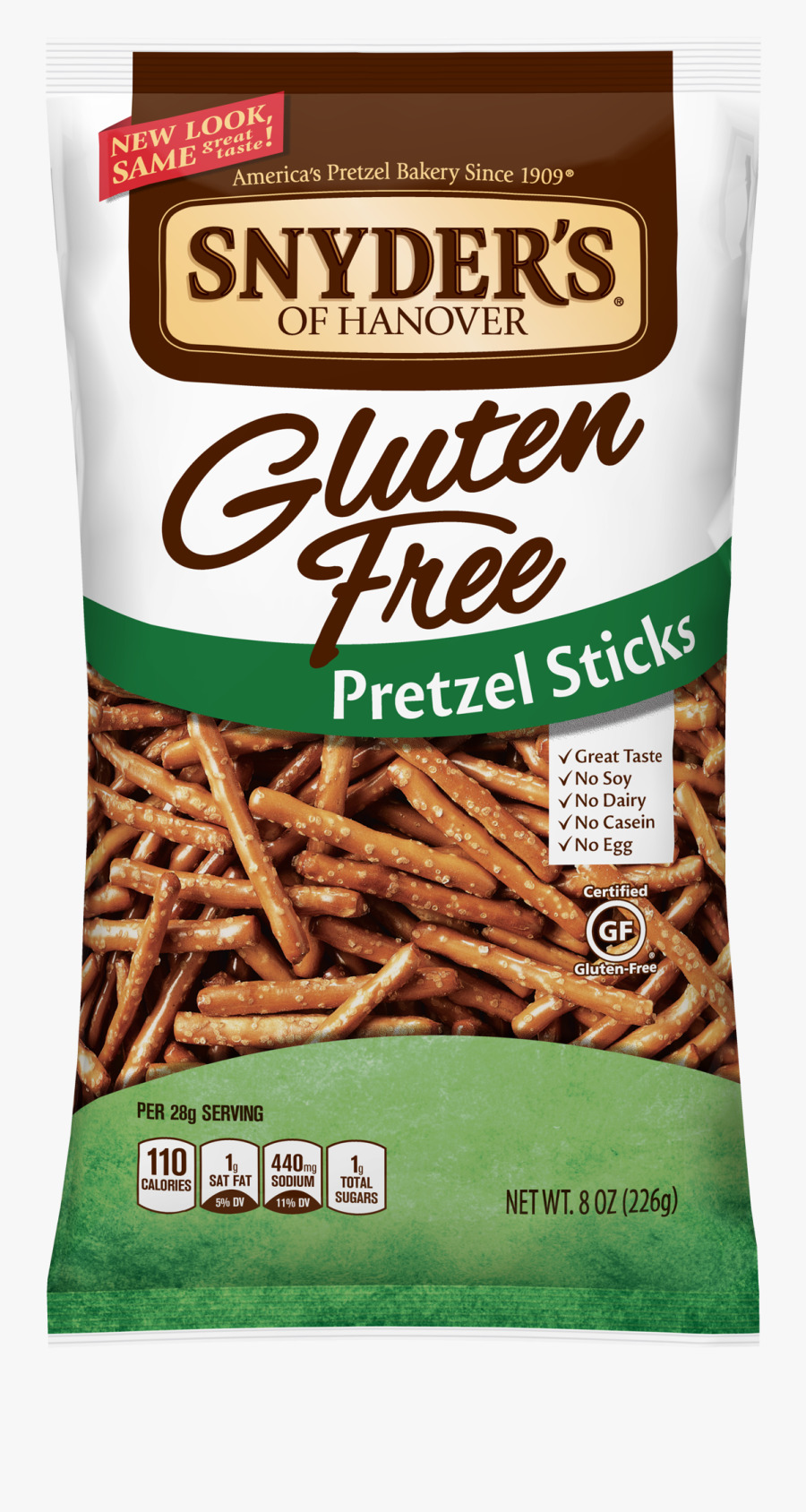 Snyder's Gluten Free Pretzels, Transparent Clipart