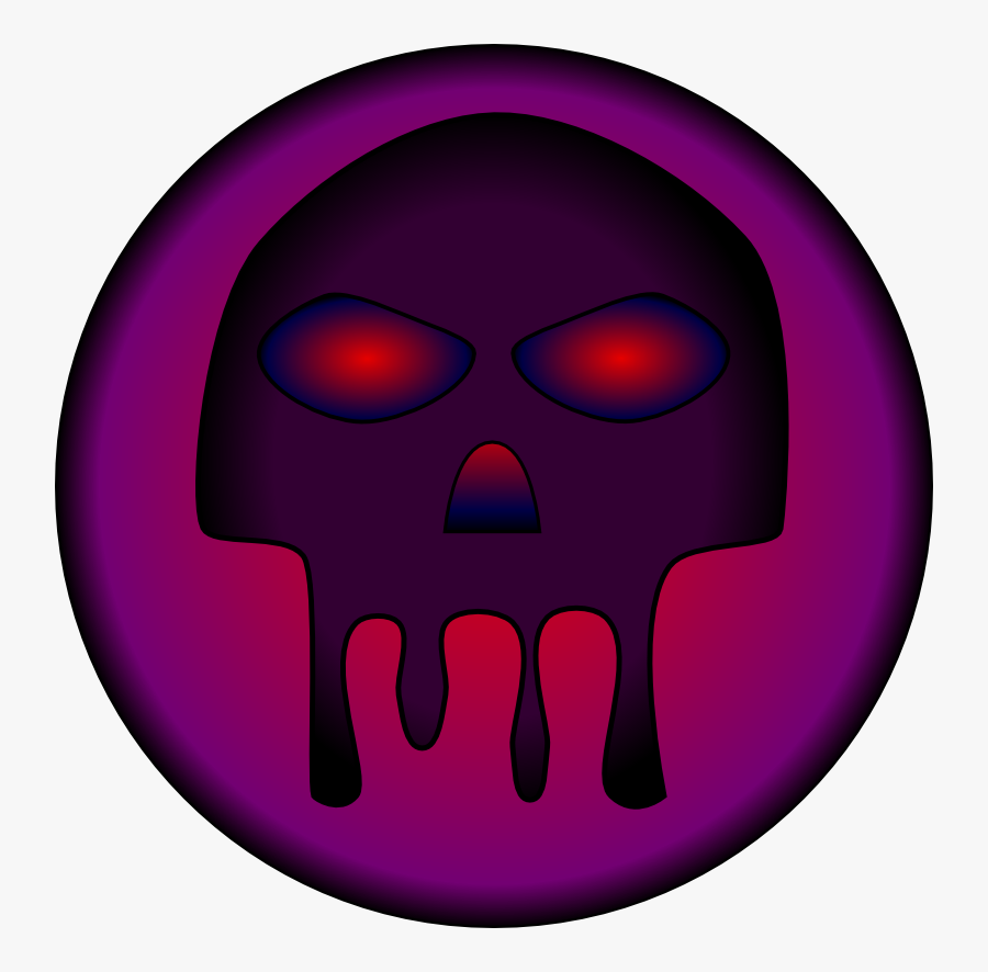 Evil Skull By Boomershin On Clipart Library - Skull, Transparent Clipart