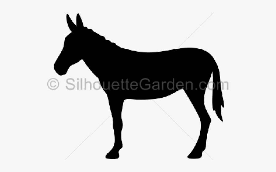 Mule Silhouette Clip Art, Transparent Clipart