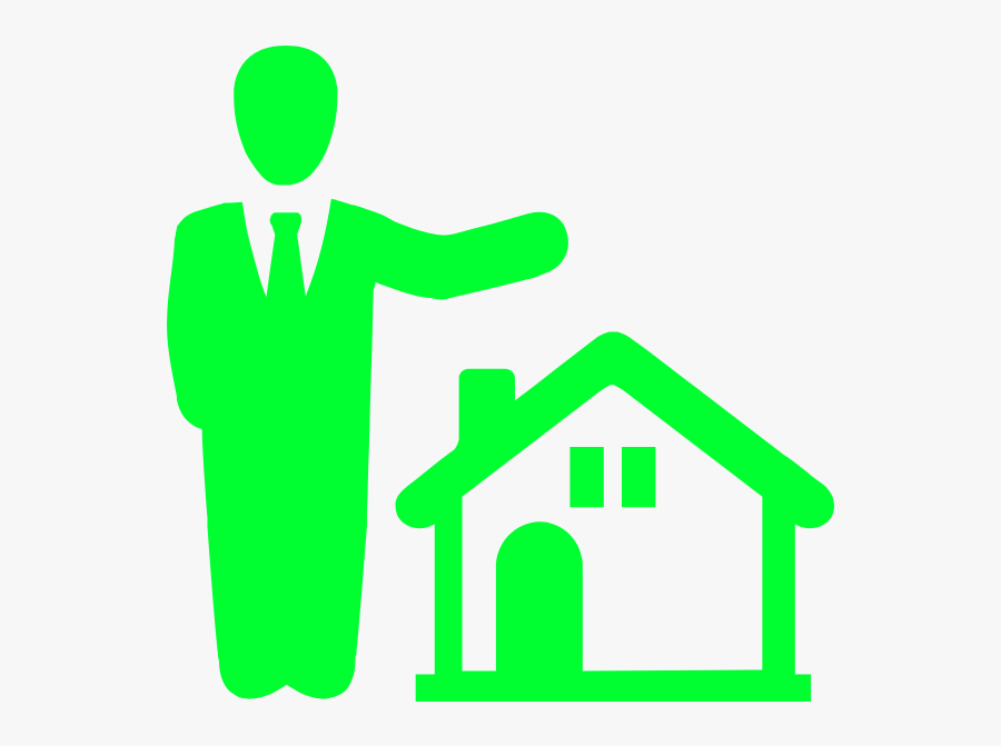 Real Estate Management Black And White, Transparent Clipart