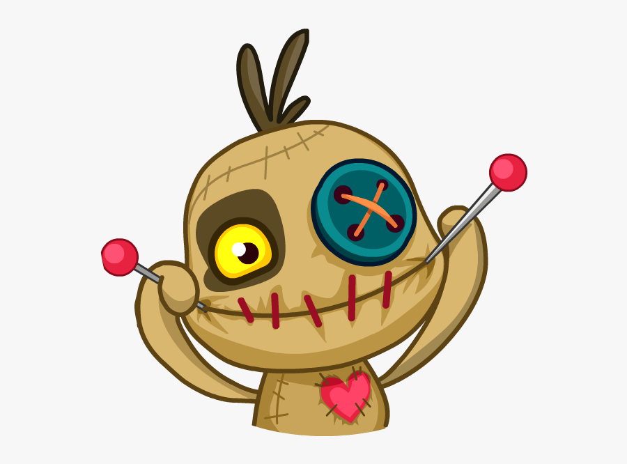 Doll Clipart Happy - Voodoo Doll Sticker, Transparent Clipart
