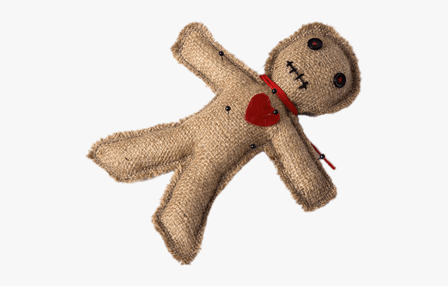 Voodoo Doll With Red Heart - Muñeco Vudu Png, Transparent Clipart