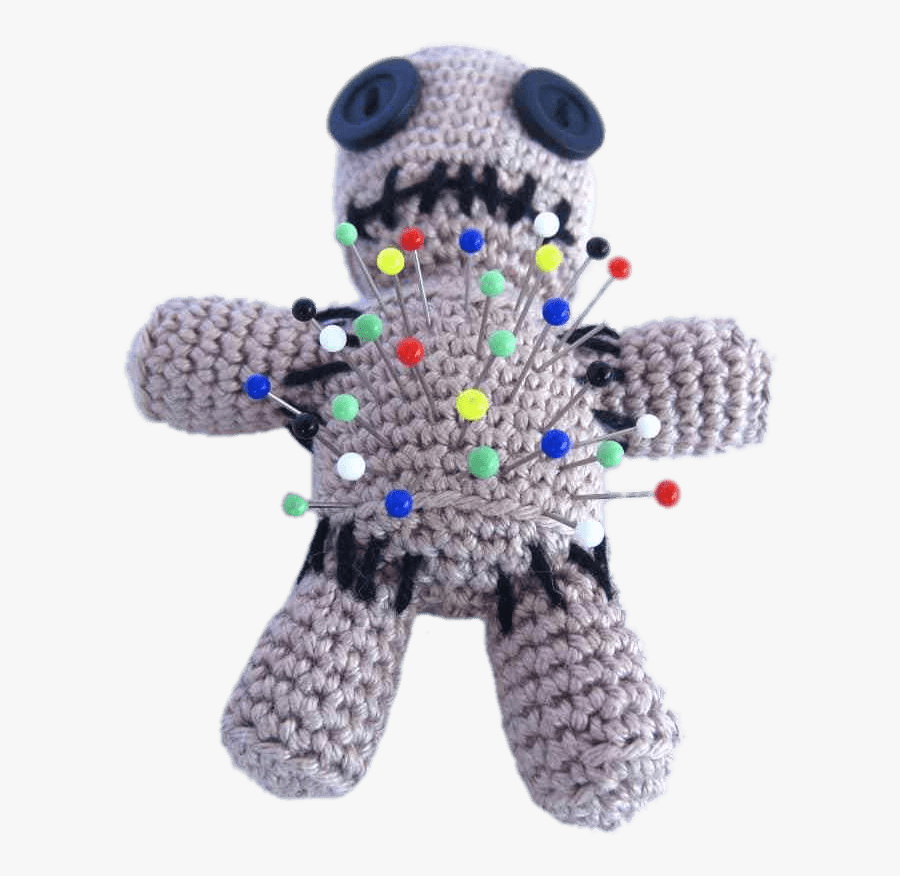 Voodoo Doll Pin Cushion, Transparent Clipart