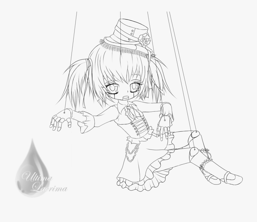 Scary Doll Coloring Pages - Creepy Doll Coloring Pages, Transparent Clipart