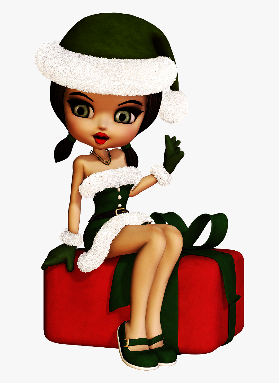 Cookie Dolls Christmas 3d, Transparent Clipart