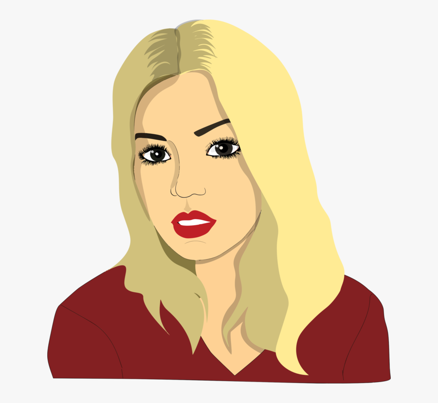 Style,jaw,forehead - Menina Loira Png, Transparent Clipart