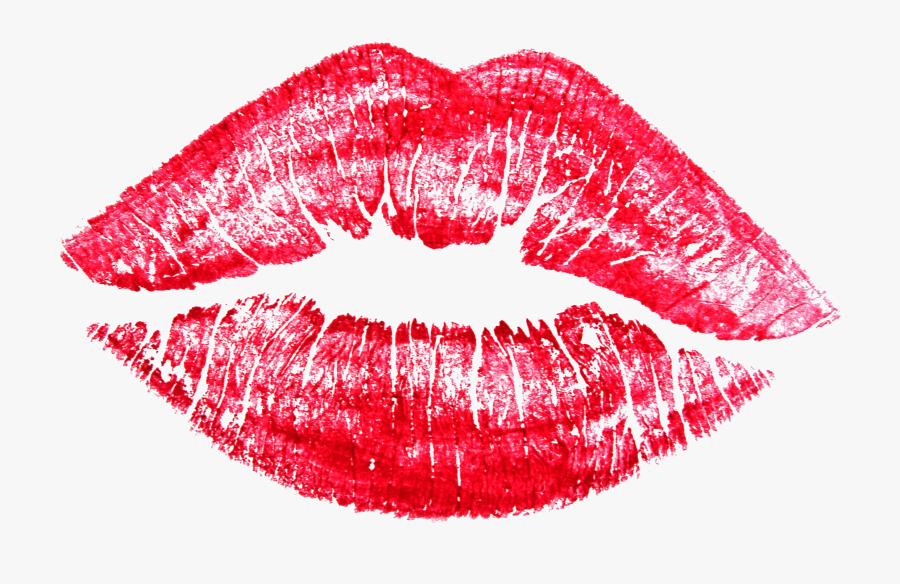 Lipstick Red Lips Clip Art - Red Lips Transparent Background, Transparent Clipart