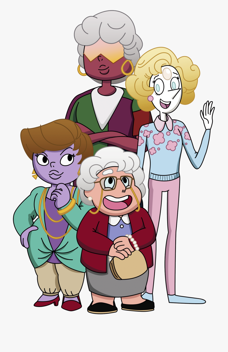 Transparent The Amazing World Of Gumball Png - Golden Girls Amazing World Of Gumball, Transparent Clipart