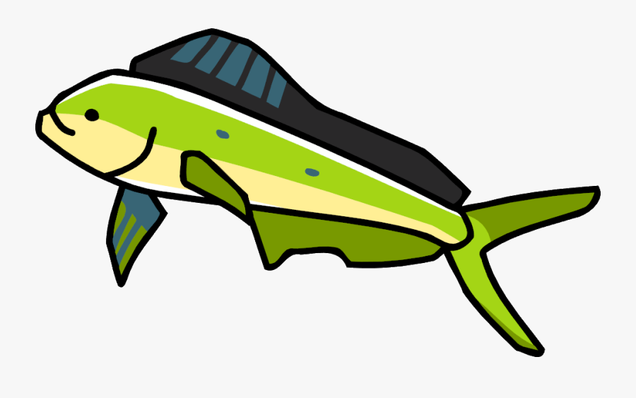 Mahimahi - Mahi Mahi Cute Cartoon, Transparent Clipart