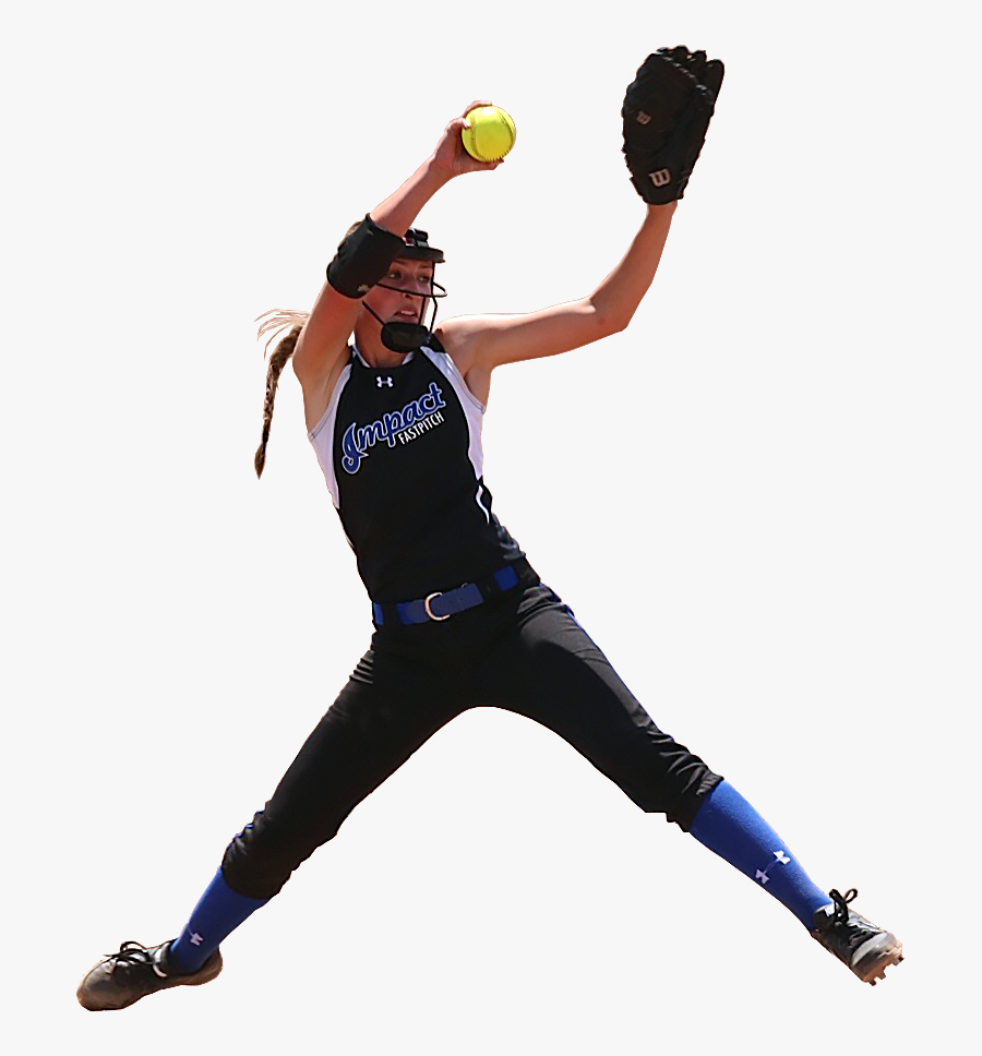 Png Image Girl Softaball Player - Fast Pitch Softball Player Png, Transparent Clipart