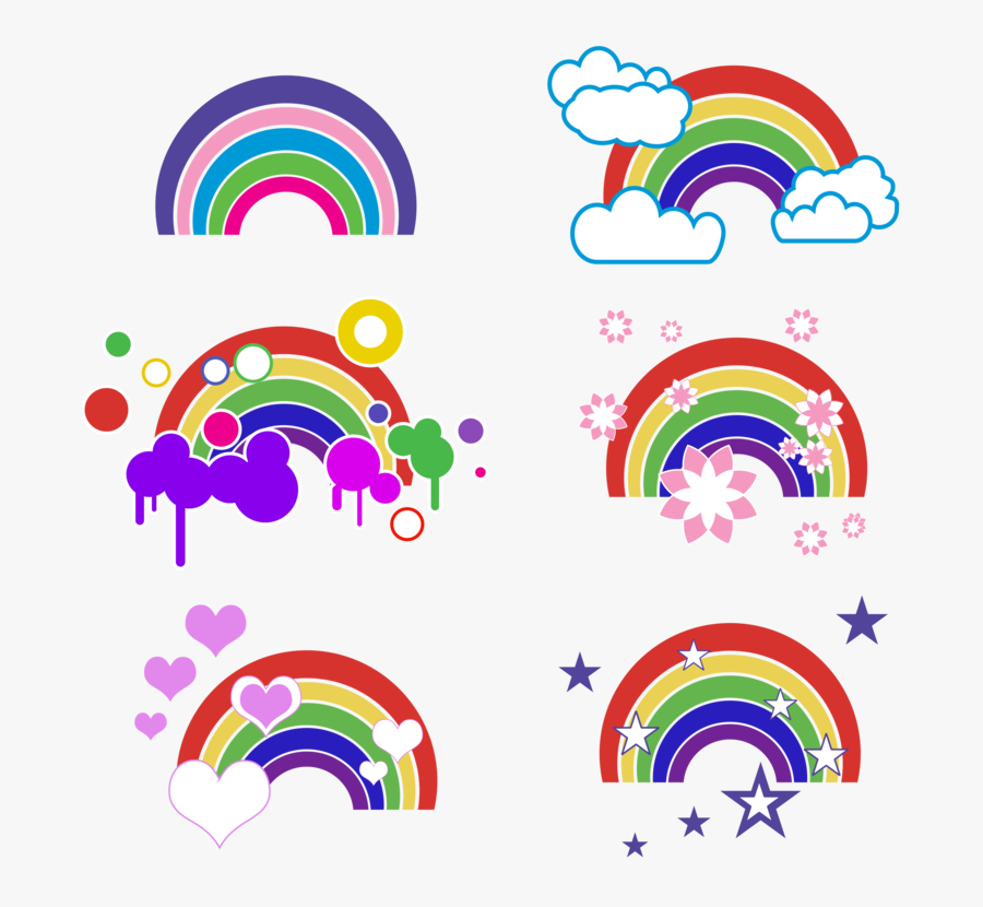 Rainbow Computer Icons Download Art Encapsulated Postscript - Clip Art, Transparent Clipart