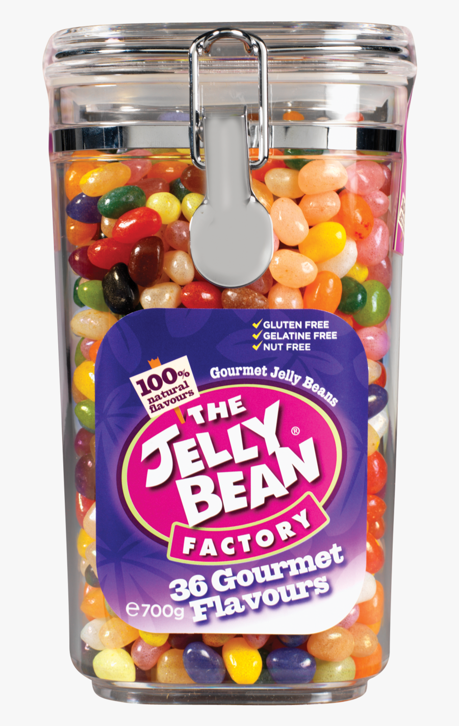 Transparent Jellybean Png - Jelly Bean Factory Jar 700g, Transparent Clipart