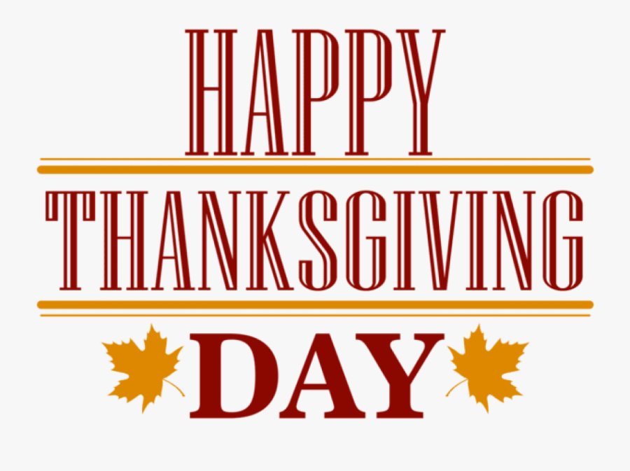 Download Happy Thanksgiving Day Text Png Images Background - Happy Thanksgiving Day Png, Transparent Clipart