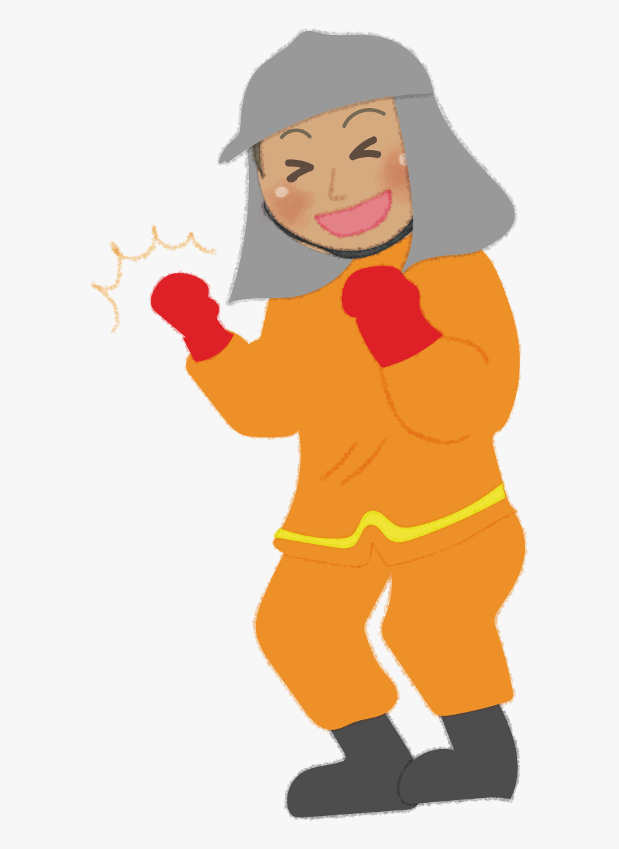 Firefighter Clipart Pike Pole - Cartoon, Transparent Clipart