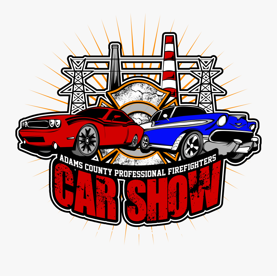 2nd Annual Adams County Professional Firefighters Car - Car Show Logo New, Transparent Clipart
