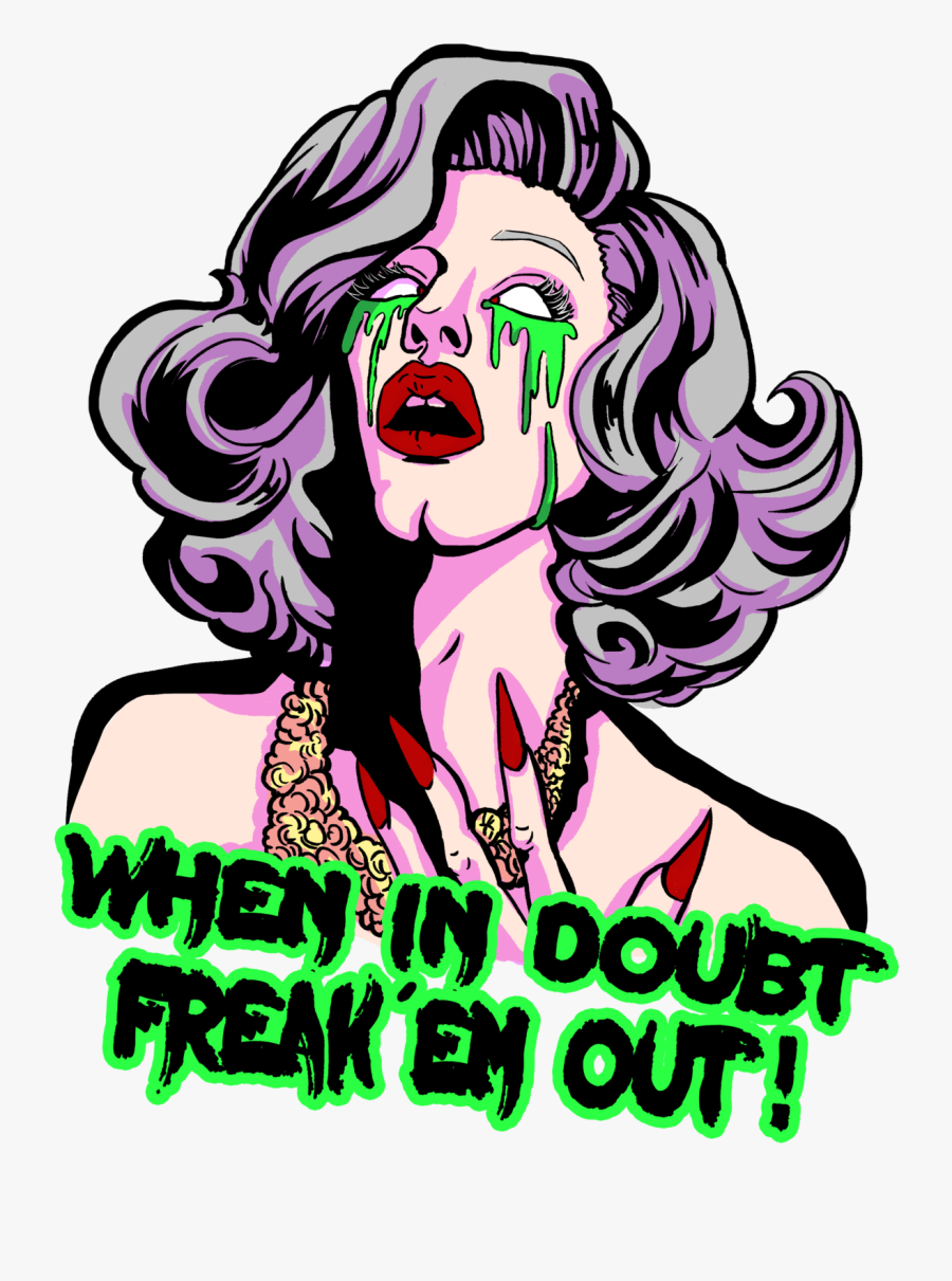Giulia Renzi"s Illustrations ○shop This Design On - Sharon Needles Fan Art, Transparent Clipart