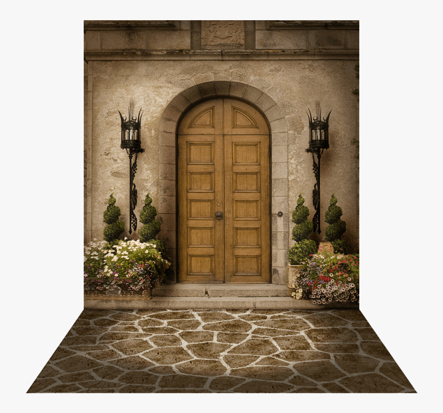 Transparent Door Clipart - Wooden Medieval Castle Floors, Transparent Clipart
