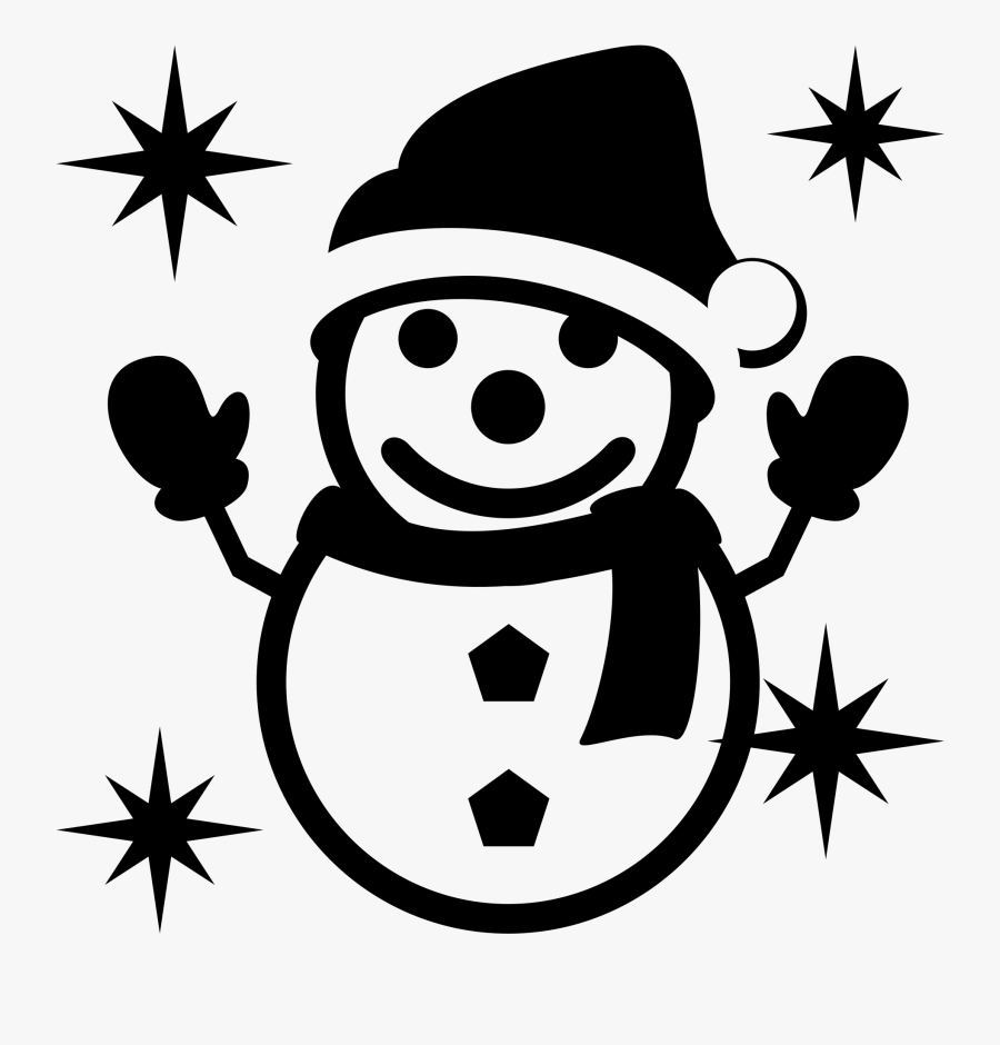 Winter Clipart , Png Download Small Black And White