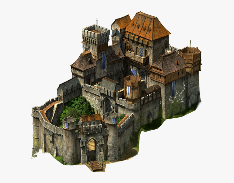 Transparent Medieval Castle Png - Castle Rpg Png, Transparent Clipart
