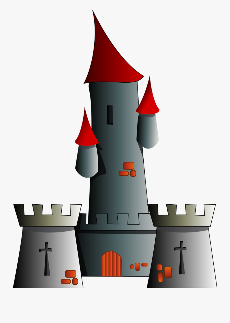 Castle Clip Art, Transparent Clipart