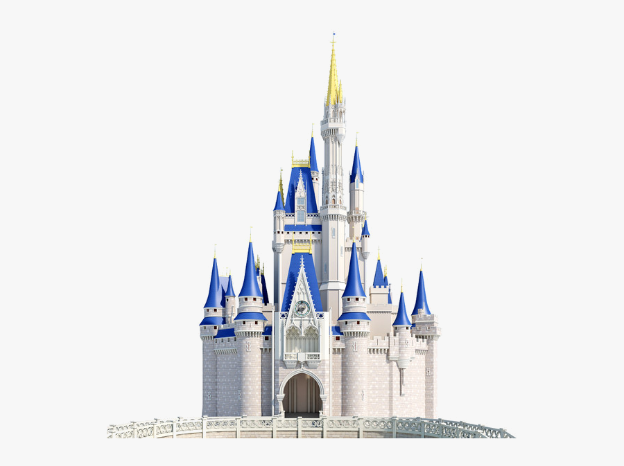 Cinderella Castle Clipart Transparent Png - Disney World Castle Cartoon, Transparent Clipart