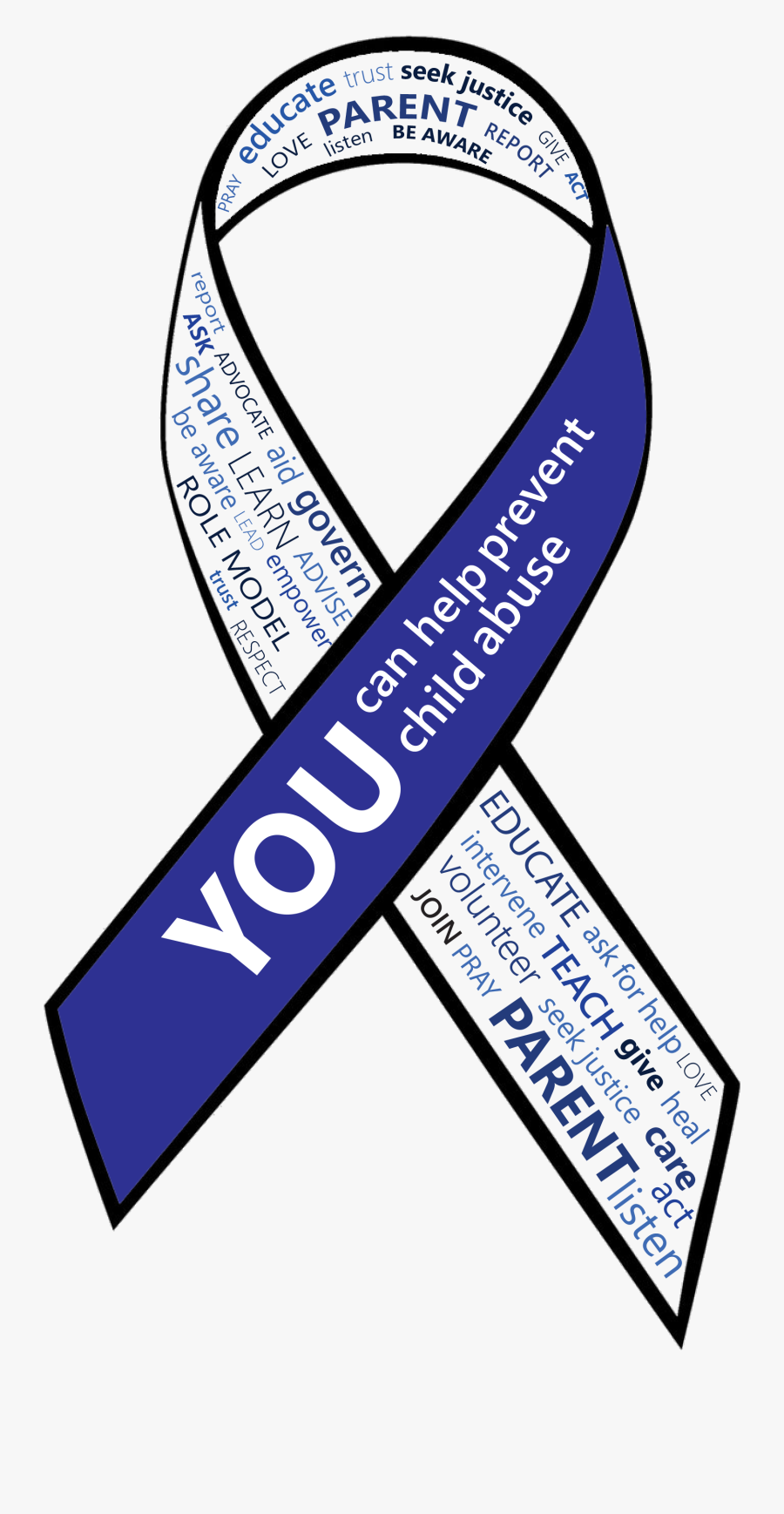 Cap Month Logo - Child Abuse Awareness, Transparent Clipart