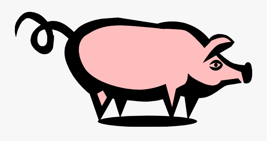 Transparent Animal Abuse Clipart - Pig Clip Art, Transparent Clipart