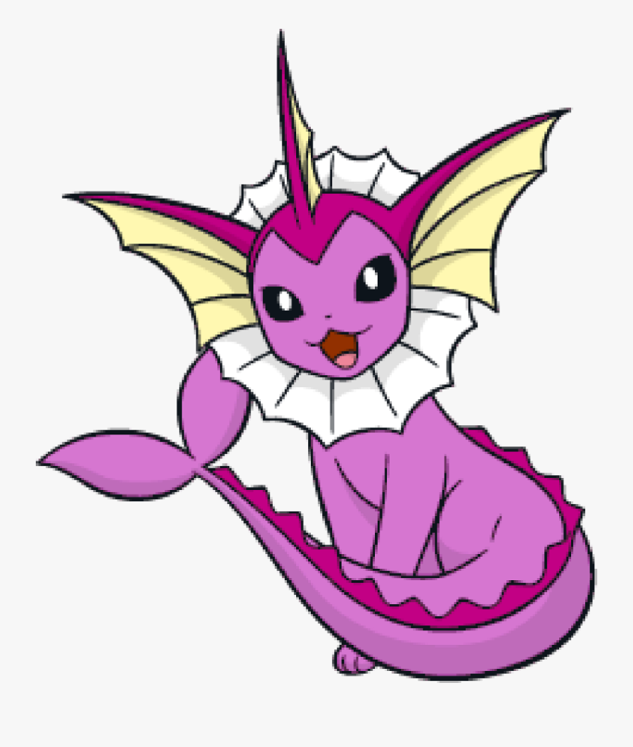Pokemon Clipart Pink - Pokemon Vaporeon Png, Transparent Clipart