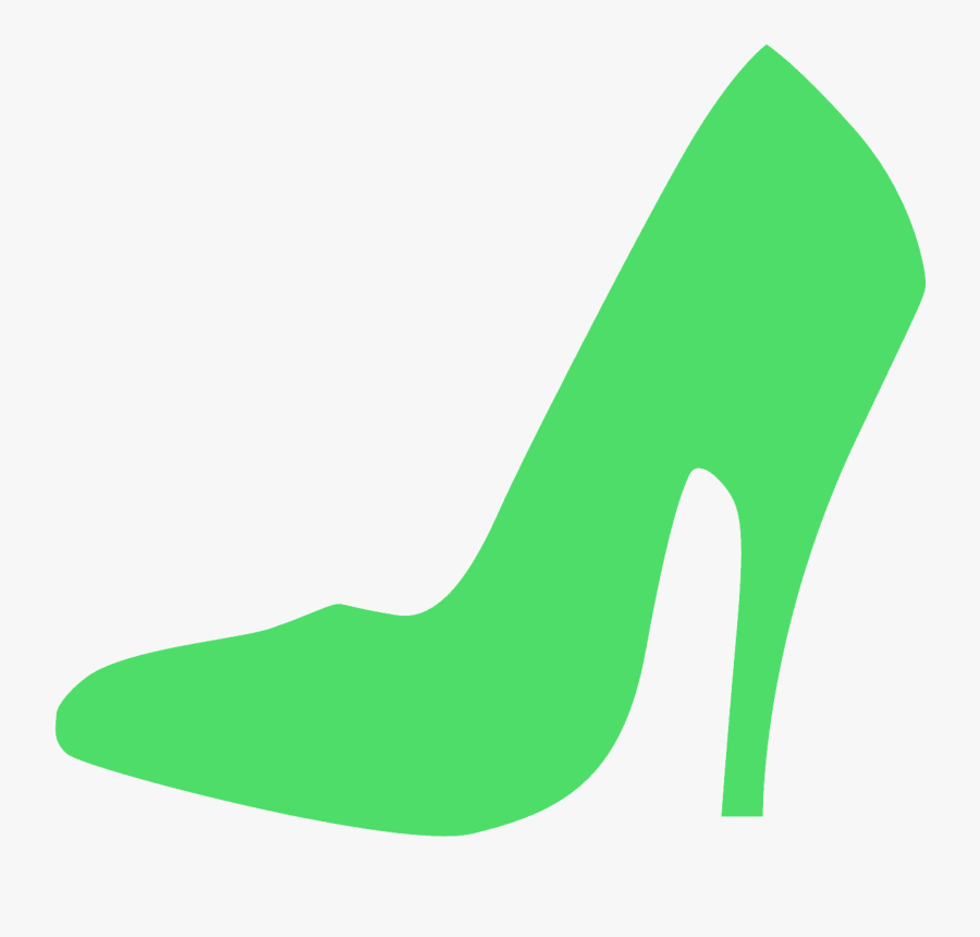 Green High Heel Clip Art, Transparent Clipart