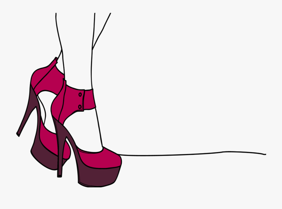 #mq #red #shoe #shoes #vector #highheel - Red Shoes Vector, Transparent Clipart
