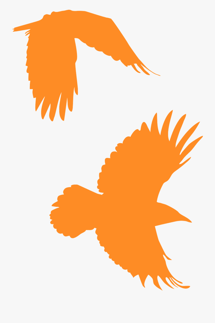 Crow Red Silhouette, Transparent Clipart