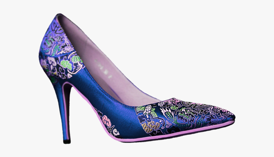 Blue High Heel Png, Transparent Clipart