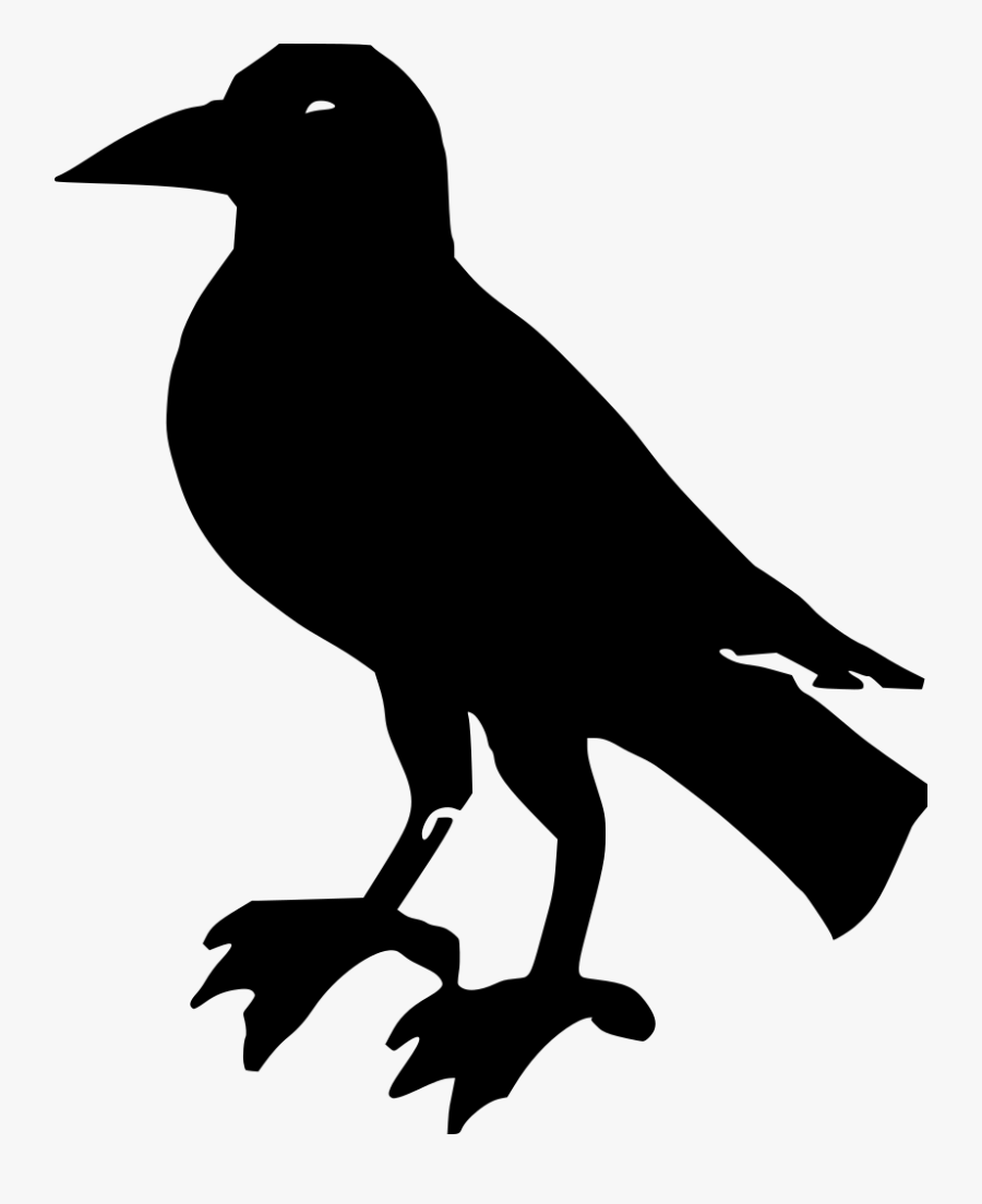 Transparent Crow Silhouette Png - Black Crow Clipart, Transparent Clipart