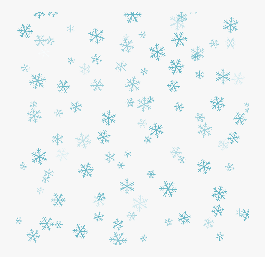 Blue Snowflake Background Png Download - Snowflake Pattern Png Transparent, Transparent Clipart