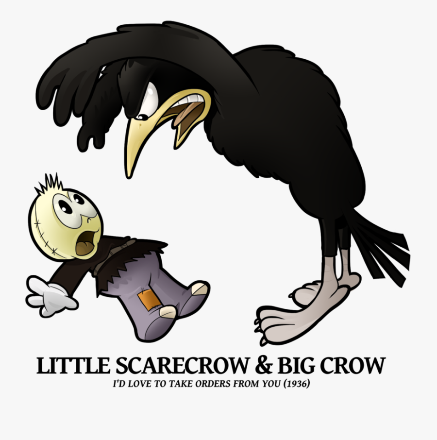 Crow Clipart Pitcher - Merry Mellodies Little Scarecrow And Big Crown, Transparent Clipart