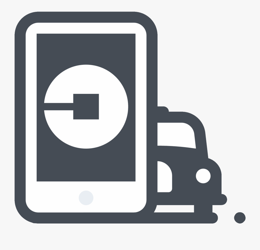 Transparent Uber Clipart - Uber Logo Taxi Png, Transparent Clipart