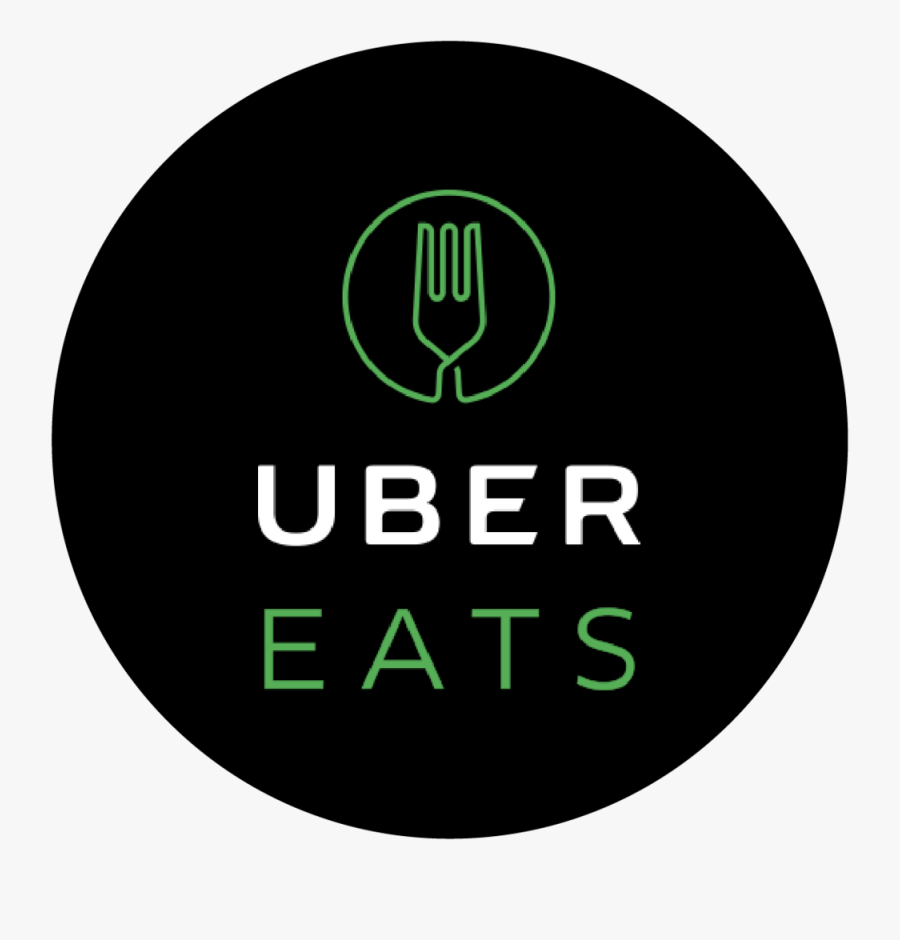 Uber Eats Logo Png 505959 - Circle, Transparent Clipart