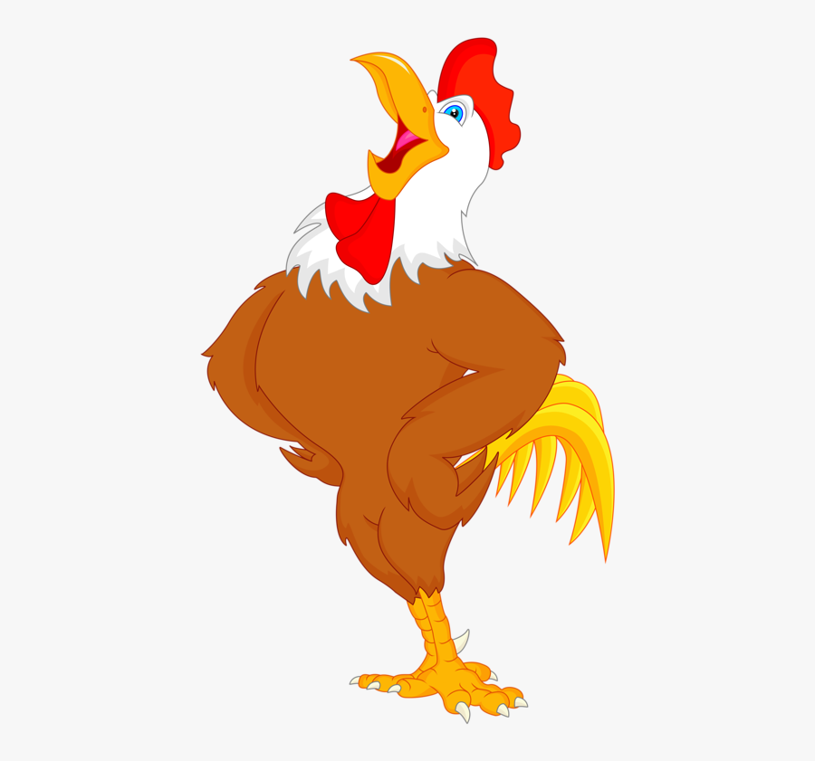 Png Album Farmer - Cartoon Drawing Of A Chicken, Transparent Clipart