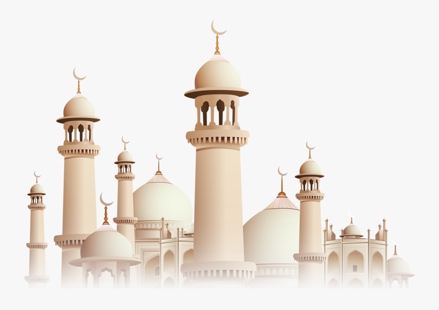 Islamic Castle Mosque Architecture Golden Free Transparent - Allah Bless You Always, Transparent Clipart